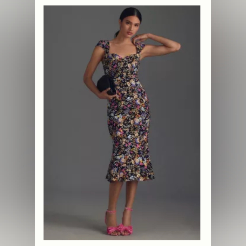 NWT ANTHROPOLOGIE THE CECILY FLOUNCE DRESS